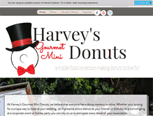 Tablet Screenshot of harveysdonuts.com